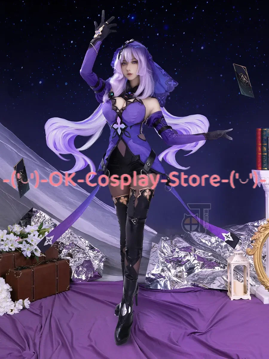 Game Honkai Star Rail Black Swan Cosplay Costum Women Cute Dress Party Suit Halloween Carnival Uniform Custom Made