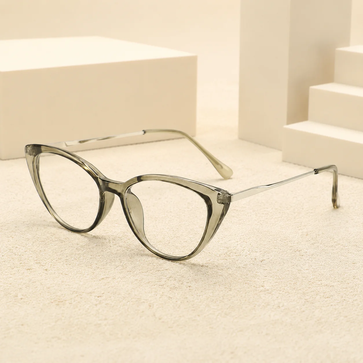 แว่นตาป้องกันแสงสีฟ้าทรงแคทอาย - Women'S Fashion Glasses Non Prescription บทวิจารณ์และราคา