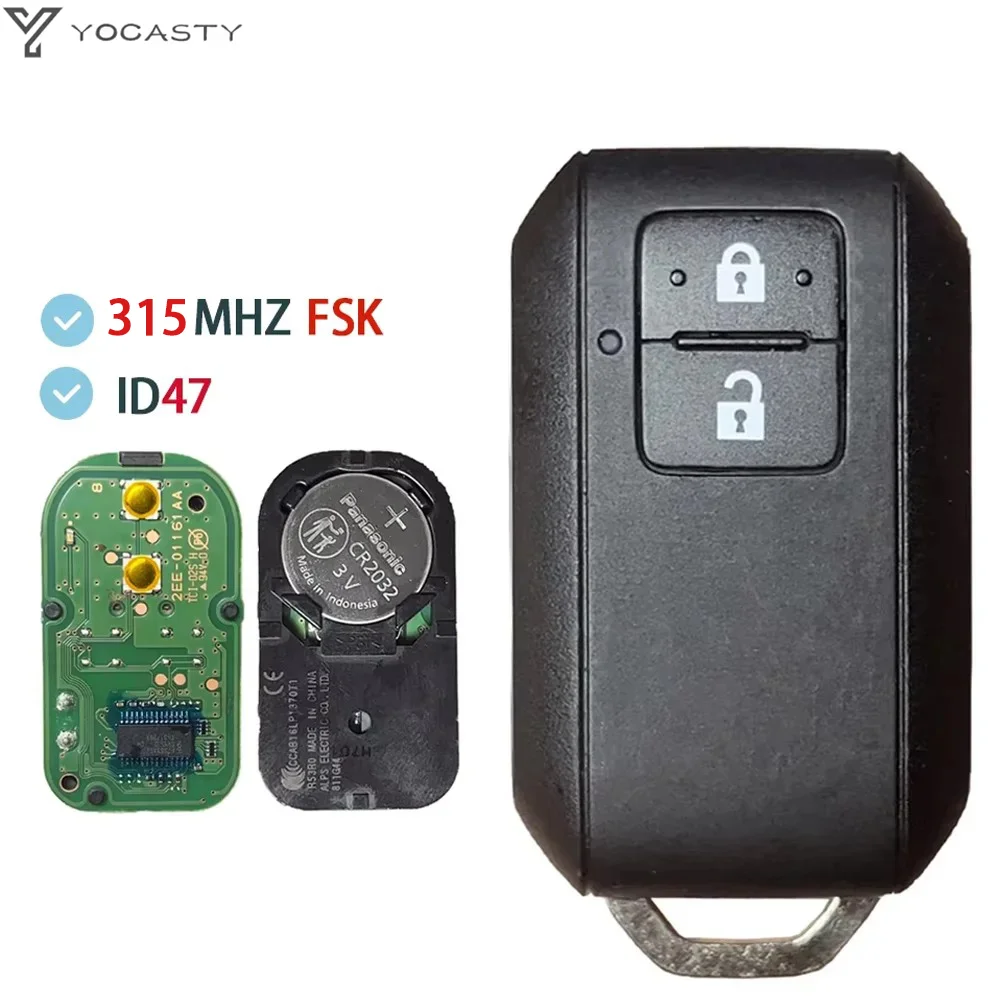 YOCASTY OEM Original Remote Smart Keyless Key For Suzuki Ertiga 2018 2019 2020 Vitara Swift 315MHZ 47 Chip 2 Buttons 37172M55R40