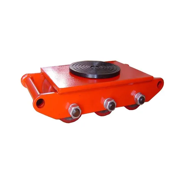 New 6 Ton PU/Steel Wheel Heavy Duty Cargo Trolley for Industrial Use