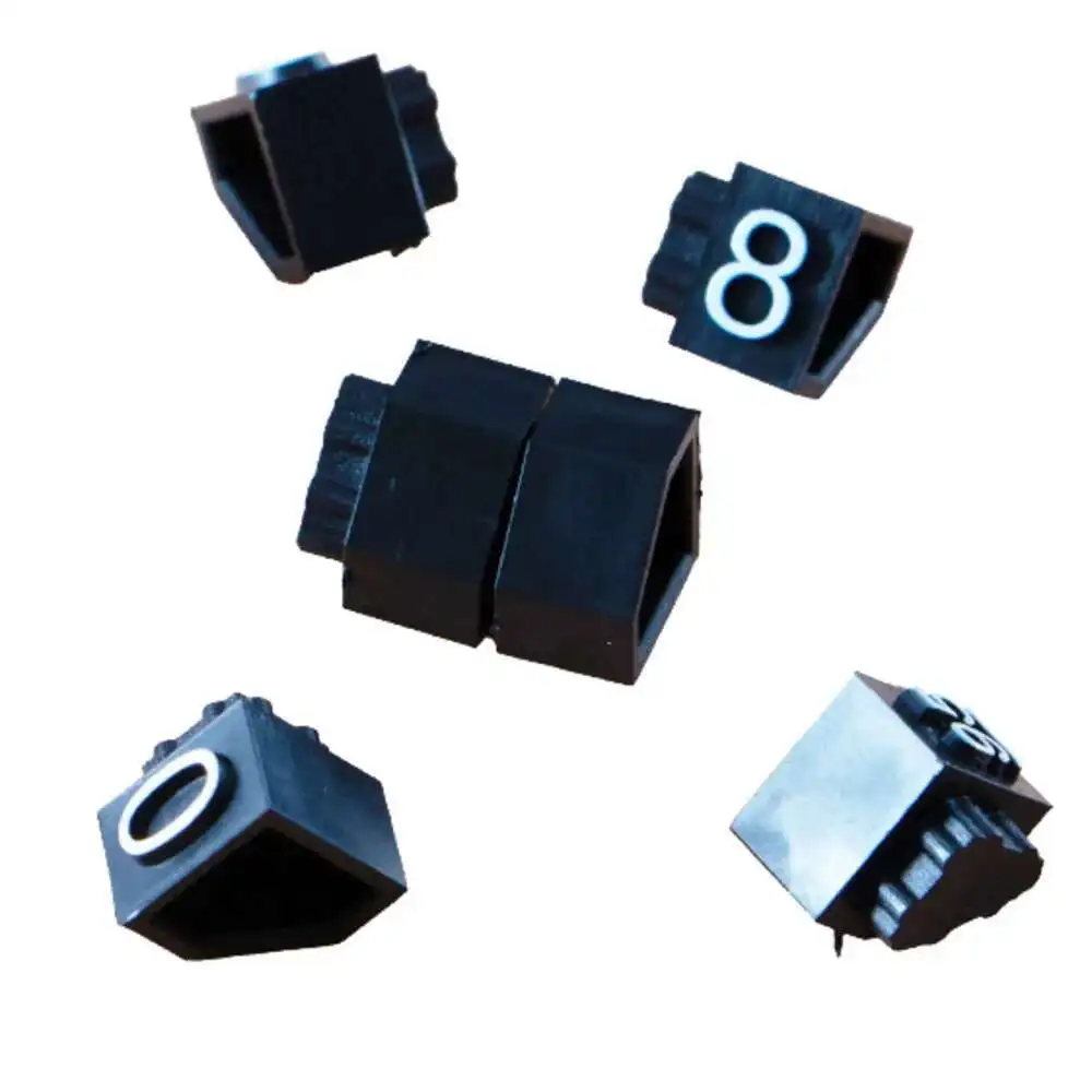 9X6mm 95 Cubi numerici finali Euro Dollaro RMB Cubi prezzi Tag Numeri combinati per orologio gioielli