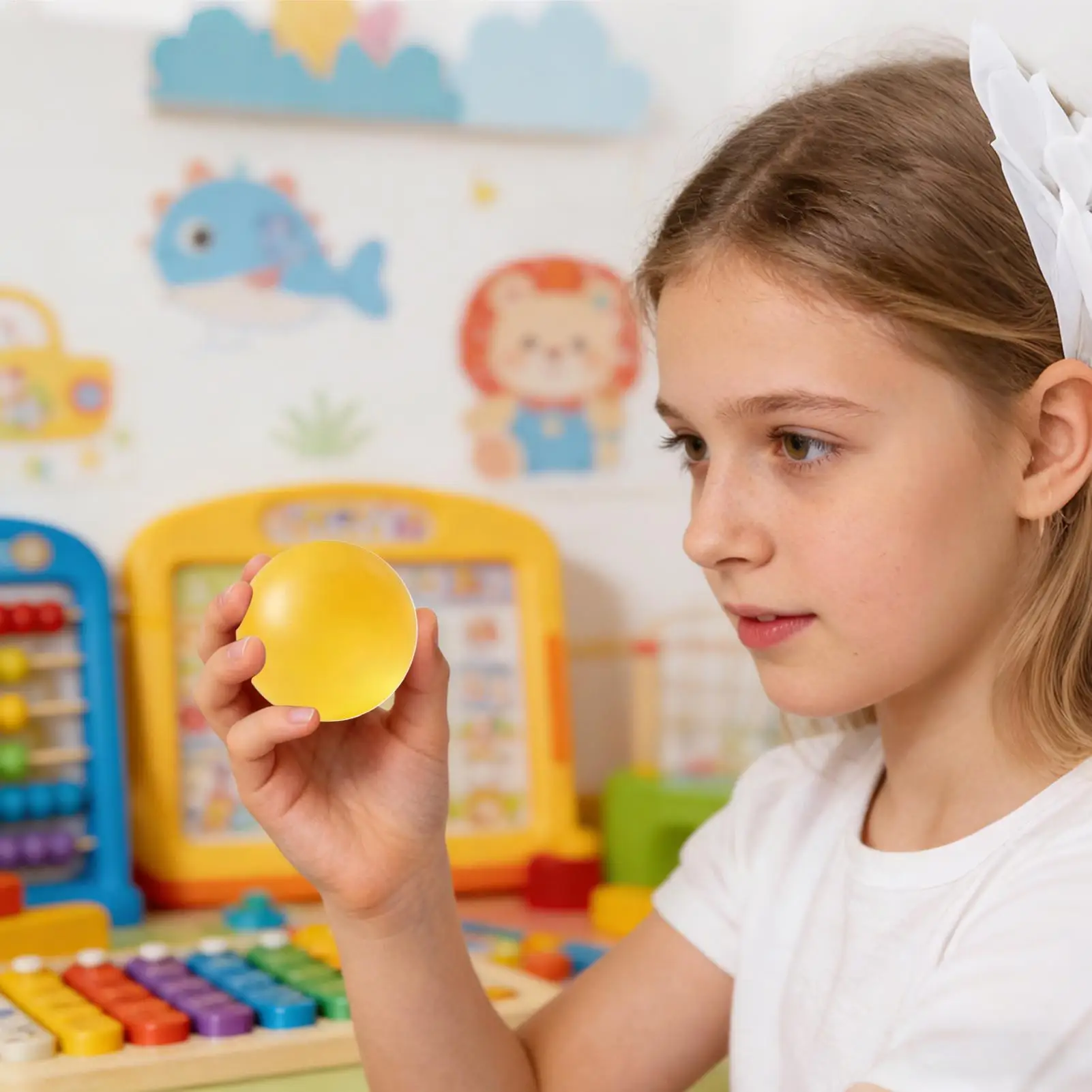 

Мяч-антистресс с медленным отскоком, нелипкий, для снятия стресса, расслабления, концентрации внимания, для детей и взрослых, для учебы, работы, школы