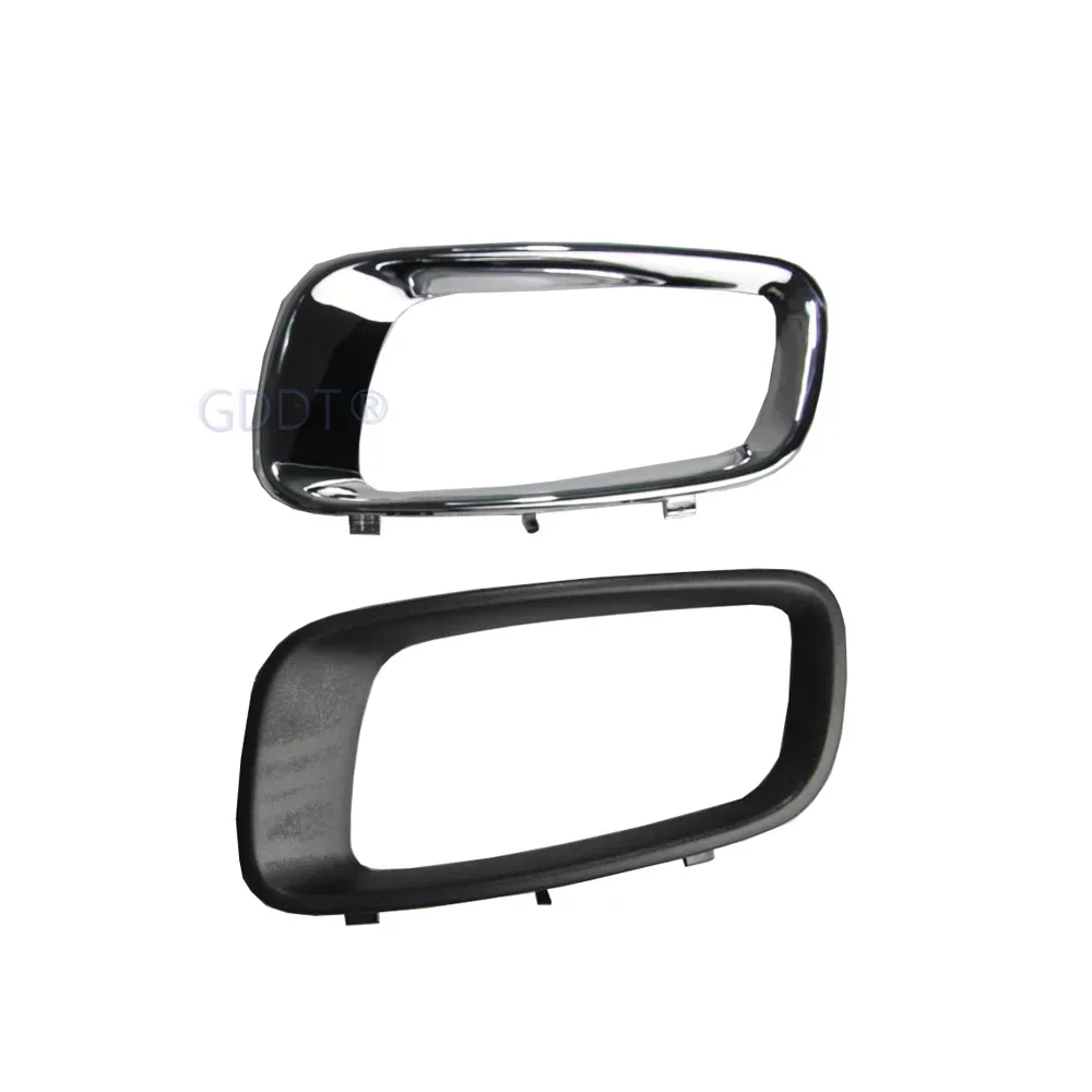 2 Pcs Black or Chrome Front Light Cover for Pajero V73 2001-2003 MR388019 Fog Lamp Cover for Montero Fog Lamp V75 V77 for Shogun