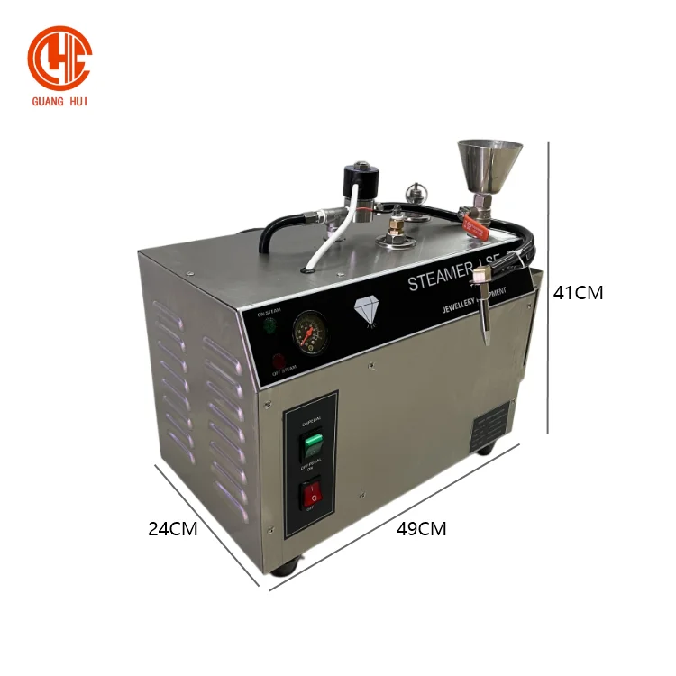 6L High-Pressure Electric Jewelry Steam Cleaner 220V Vapor Cleaning New Condition for Burnishing