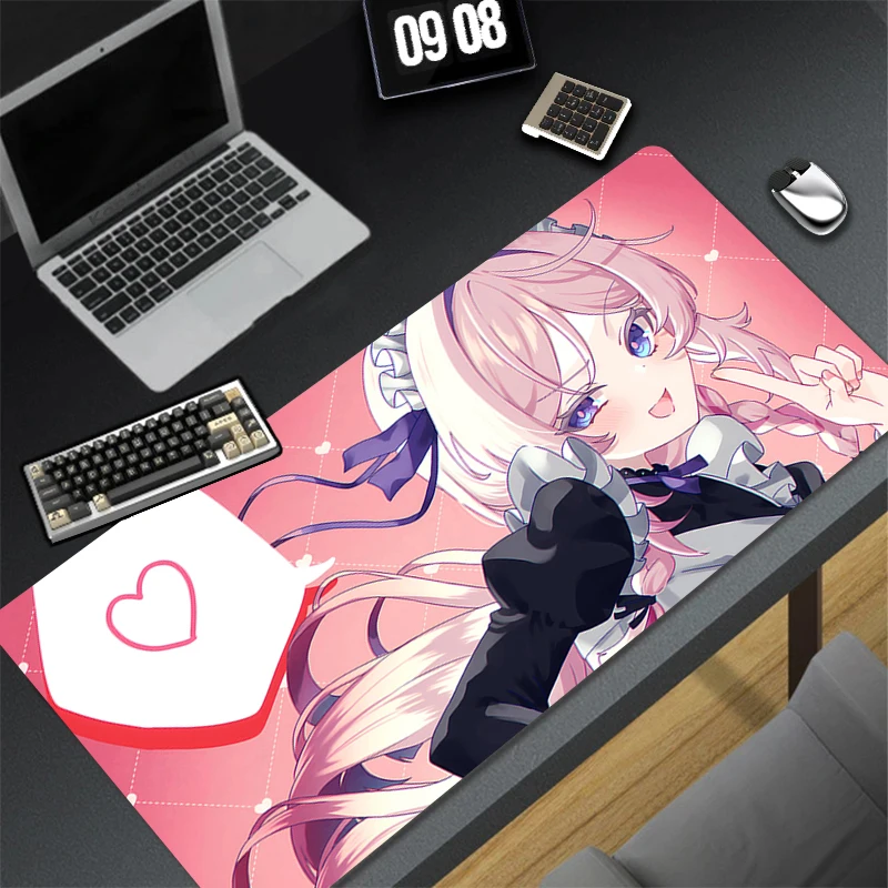 Mouse Pad Genshin Impact Citlali Desktop Mouse Mat Laptop Pink Purpel Anime Girl Mousepad PC Kawaii HD Print Gaming Keyboard Pad