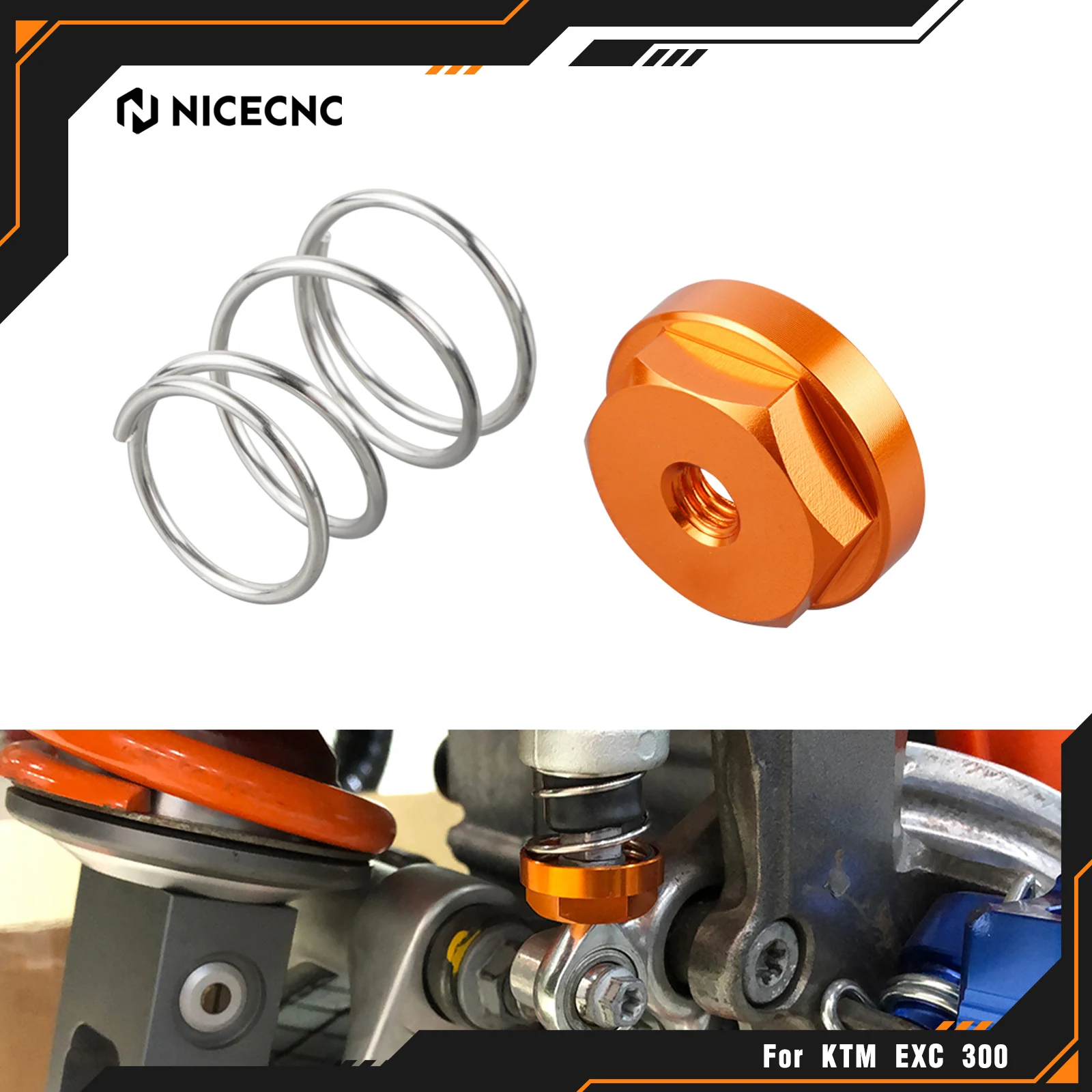 

For KTM EXC 300 2003-2025 EXC 250 EXCF 350 SX 125 SXF 250 SXF 450 XCF 350 XCW 300 TPI Six Days Rear Brake Return Spring Kit