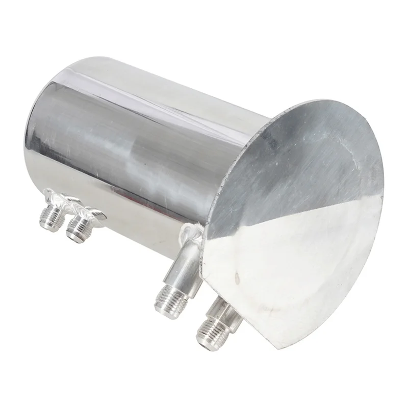 

Reliable Car Universal 2.5L / 0.66 Gallons Dome Fuel Surge Tank Turbo Tank AN8 - AN10 Oil Catch Can Car Modified