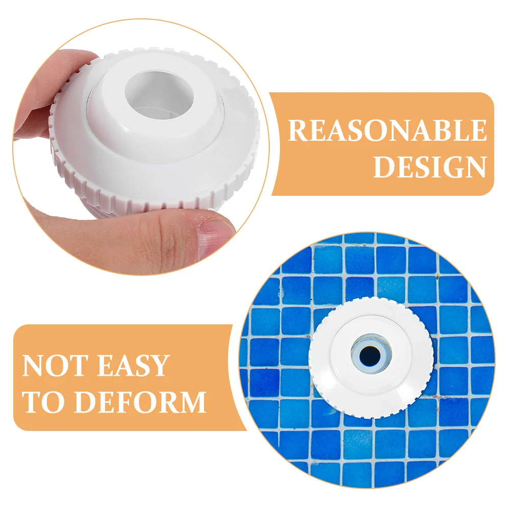 

2Pcs Pool Spa Jet Fitting Inlet Nozzle Strong Lightweight Plastic for Swimming Pool Water Outlet Accessories