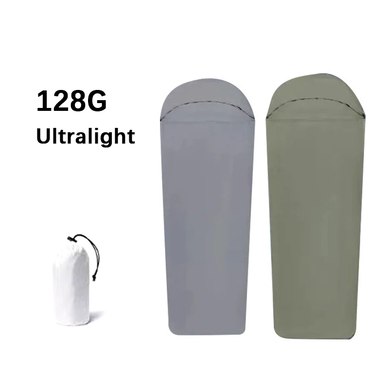 Sleeping Bag Liner Outdoor Tourism Single Envelope Sleeping Bag 128g Ultralight Camping Sleeping Bags Accessories