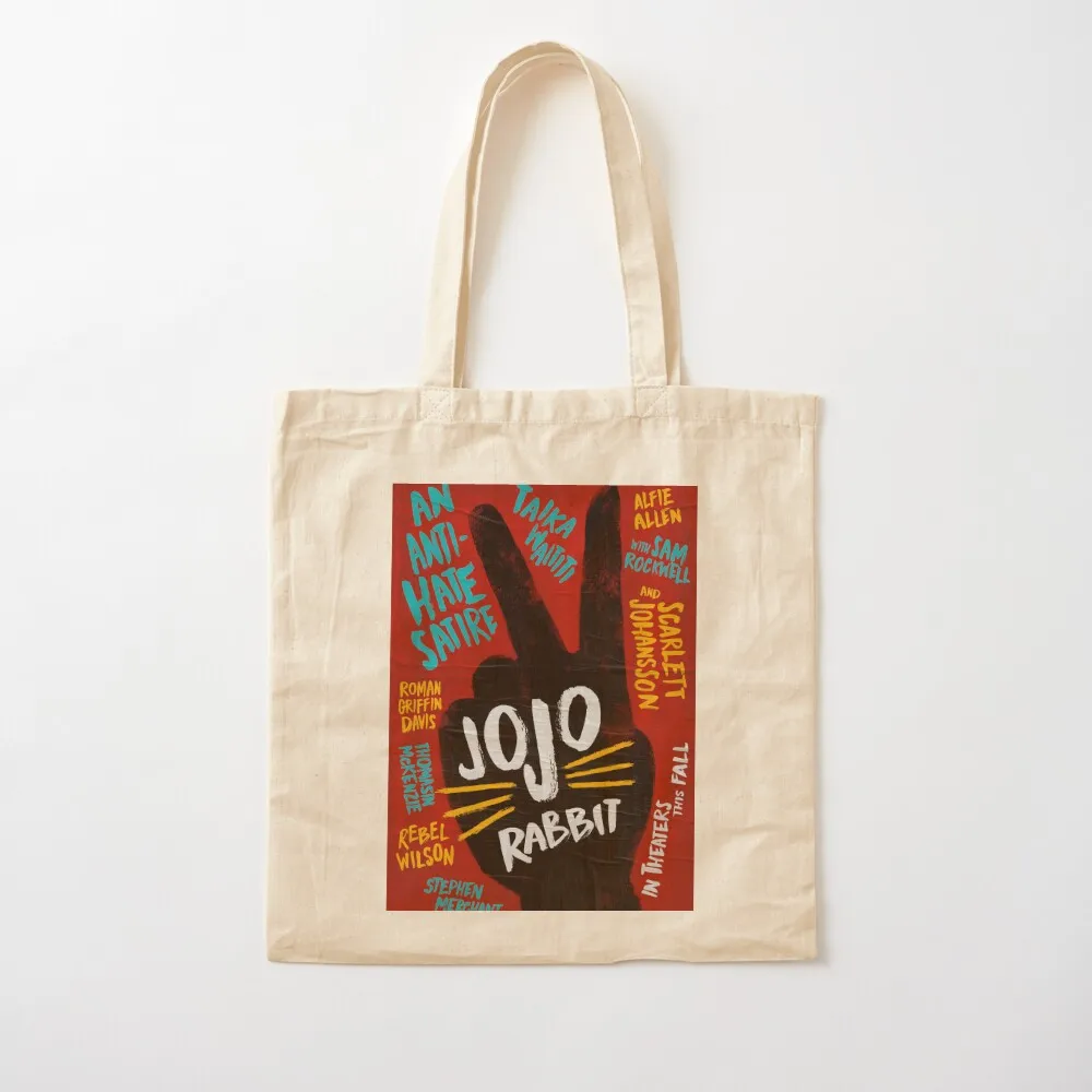 حقيبة تسوق Jojo Rabbit Tote حقيبة تسوق للمتسوقين الجامعي لعربة التسوق على الشاطئ #2