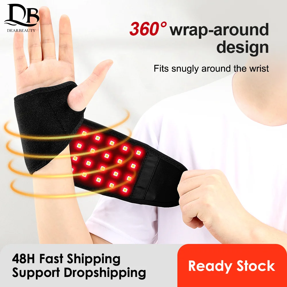 

Red Light Heating Wrist Protector Sports Protection Breathable Support Sleeve Hand Joint Brace Tool Heat Health Care Device