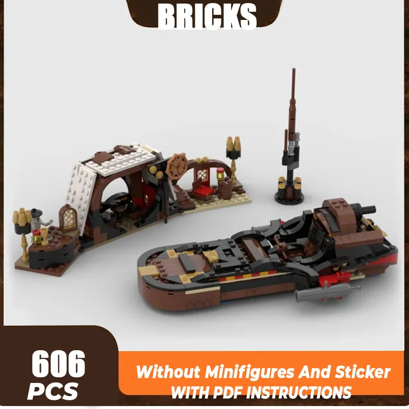 Moc Building Bricks Boat Series Model Pirate Land Speeder Technology Modular Blocks Gifts Toys For Children DIY Sets Assembly