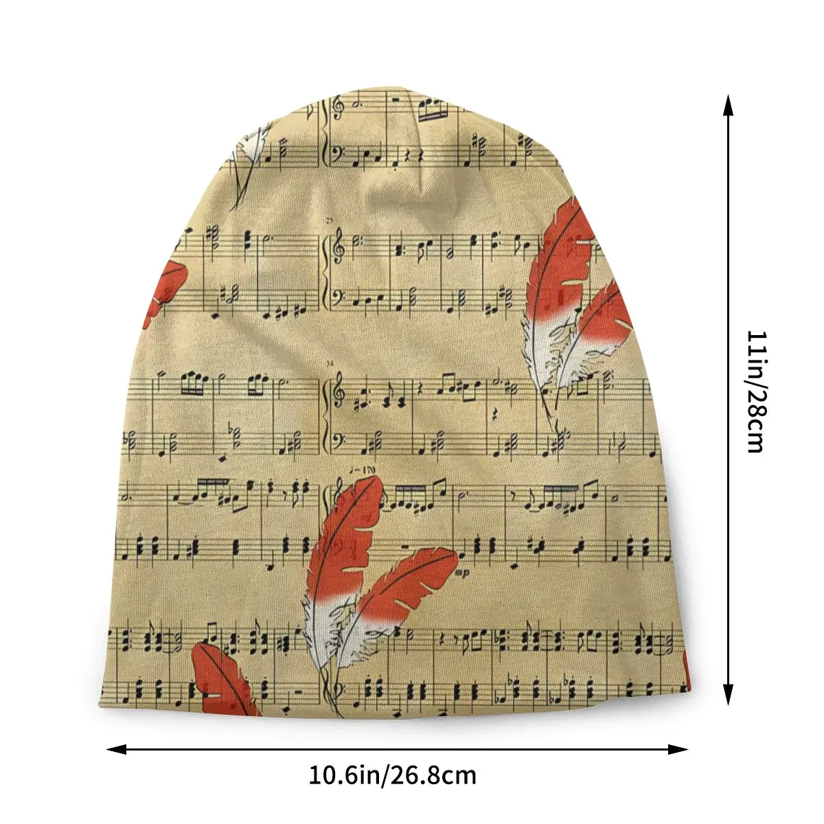 Kass Melody Thin Skullies Beanies Autumn Spring Caps For Men Women Feathers Ski Caps Bonnet Hats image 2