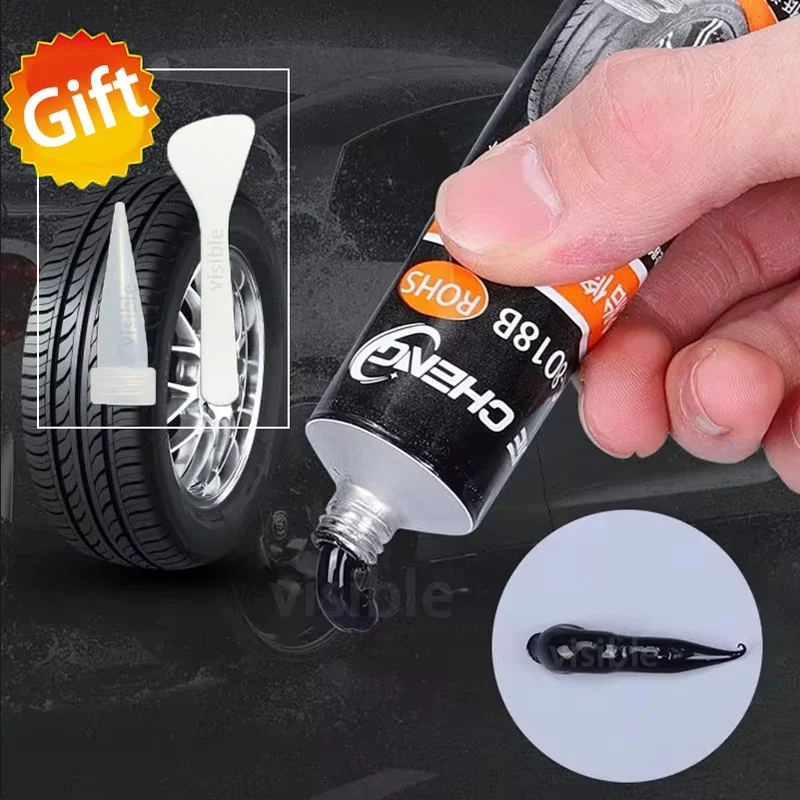 30/50ml Waterproof High Temperature Resistant Tyre Repair Liquid Strong Rubber Glues Adhesive Glue Car Repairs Tools Visible