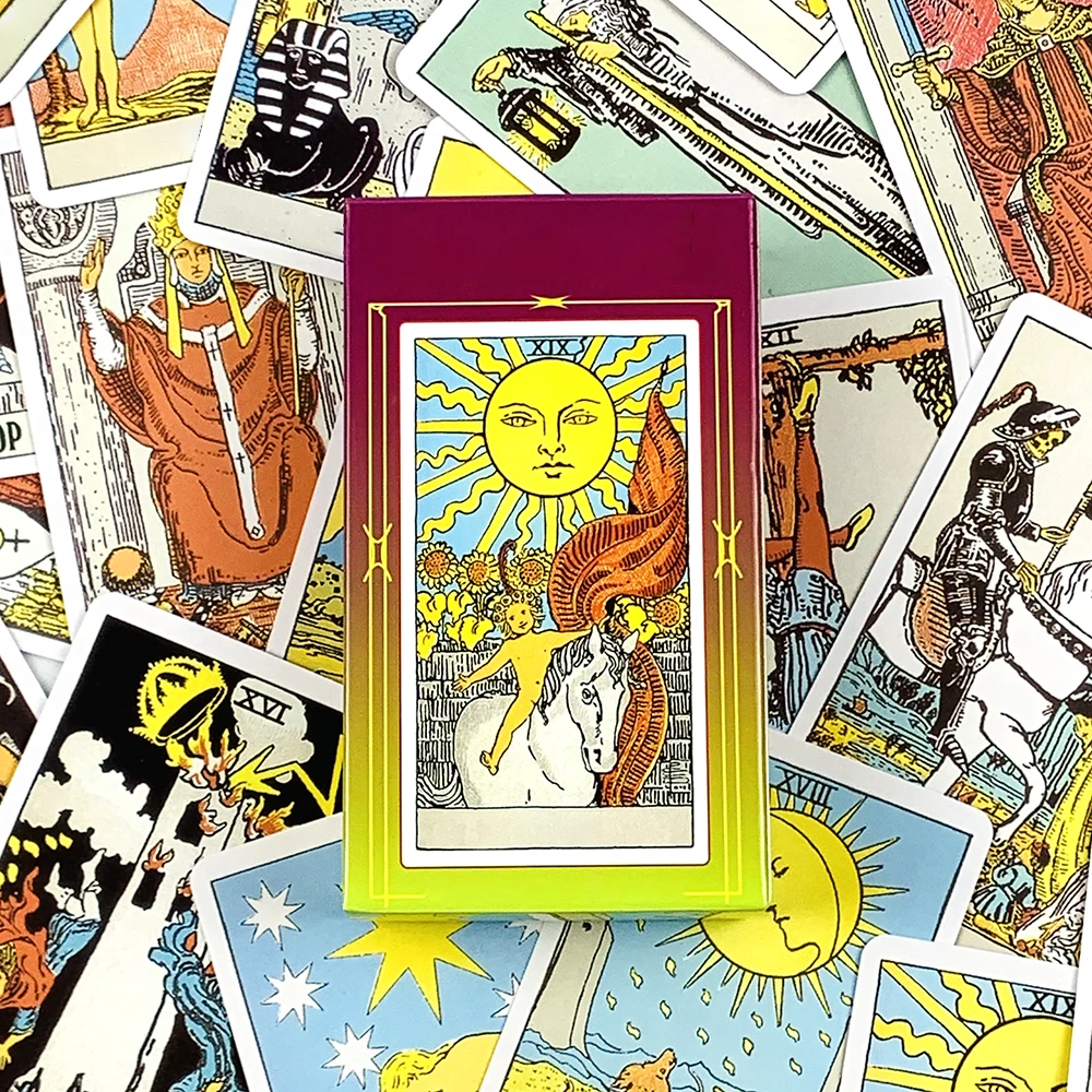 Cartas de Tarot versión rusa, juego de cartas de reunión familiar, edición de adivinación del destino, juegos Borad, regalos de Halloween y Navidad