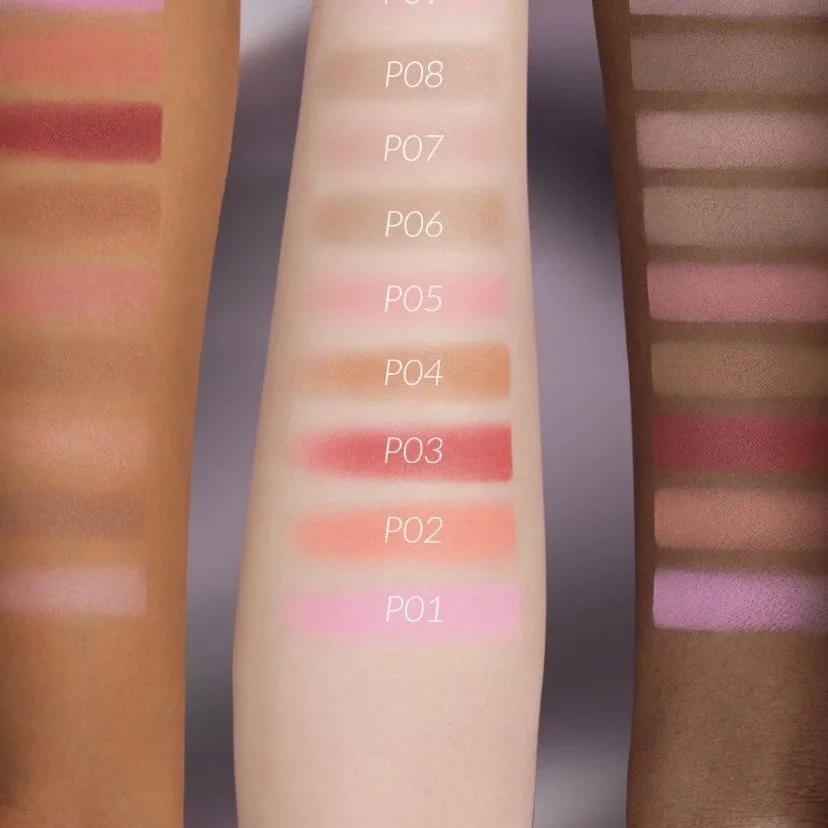 Kaleidos Blush Cruelty-Free Blush-Shape,Contour&Highlight Face with Matte Shimmery Color for Cheek Facial Makeup Blusher