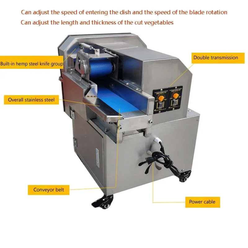 آلة قطع الخس والملفوف التجارية العمودية متعددة الوظائف، آلة تقطيع الفواكه والخضروات الكهربائية