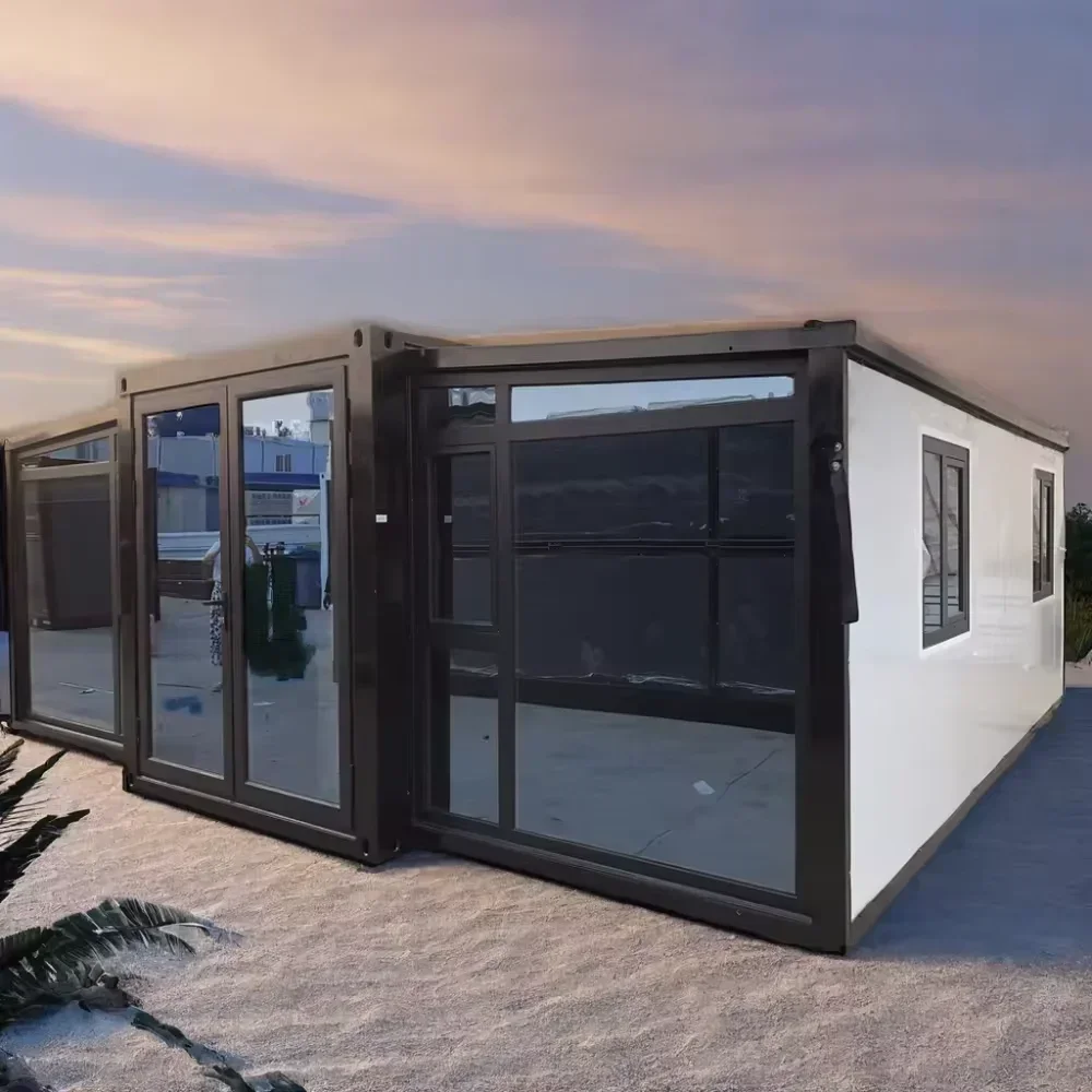 High Quality Fast Build Steel Frame 3 In 1 Modular Prefab Houses Expandable Container House