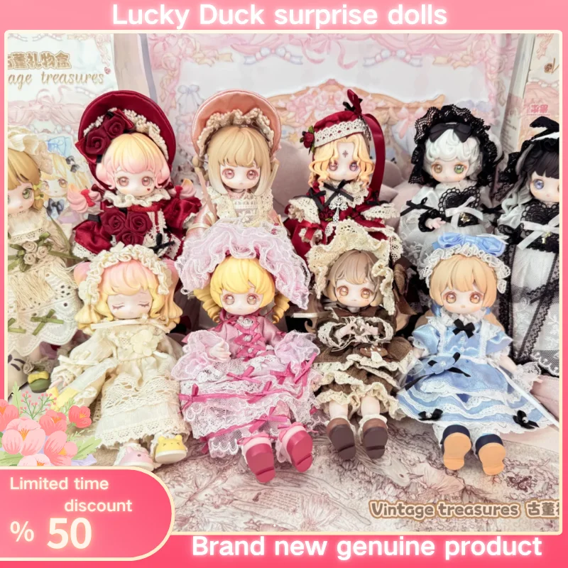 

Kiseki Vintage Treasures Series Mjd Blind Box 1/12 Movable Doll Mjd Collection Model Decoration Toy Kawaii Birthday Gifts Toy