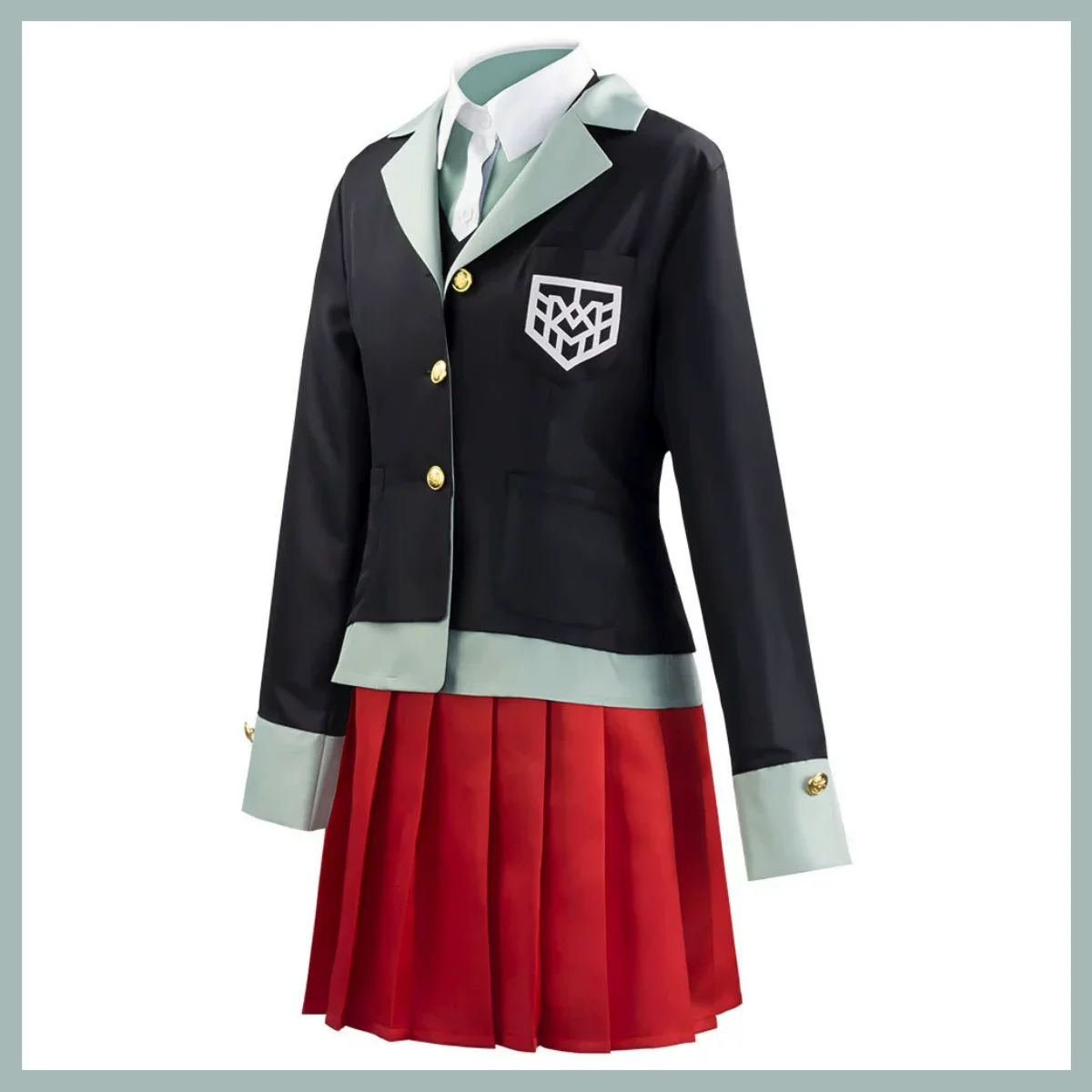 XqGame Yumeno Himiko Cosplay Costume Anime Magician Black School Uniform Coat Skirt Hat Woman Cute Christmas Halloween Suit - view 3