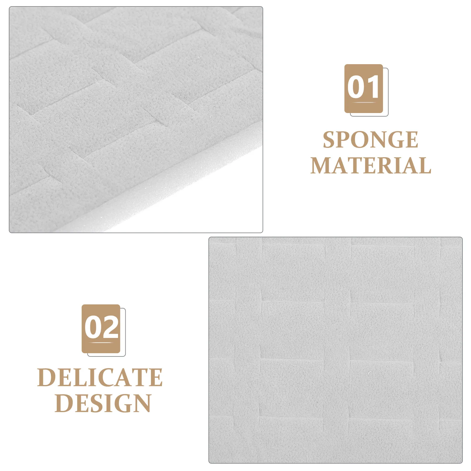 

Ring Earring Trays Organizer Sponge Inserts Stackable Drawer Tray Light Grey For Jewelry Box Inserts Ring Display Tray For