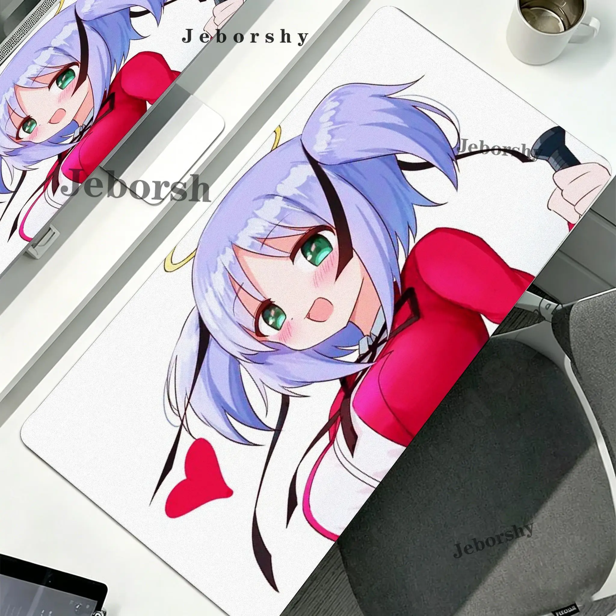 B-Bokusatsu T-Tenshi Dokuro-chan,Anti-slip Rubber Base,Stitched Edges,Gaming Mouse Pad,Large Extended Desk Mat