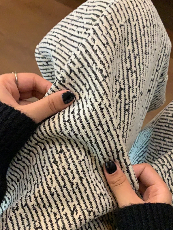 

Bla White Diagonal Stripe Wide Leg Pants Men Women Autumn Winter Thi New Loose Bf Lazy Sle Casual Corduroy Straight Leg...