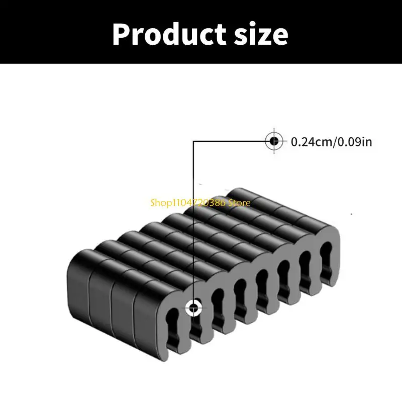 Complete Wire Organizing Combs Set for Customization PC Builds, 34Pieces in Assorted Size for Cable Management