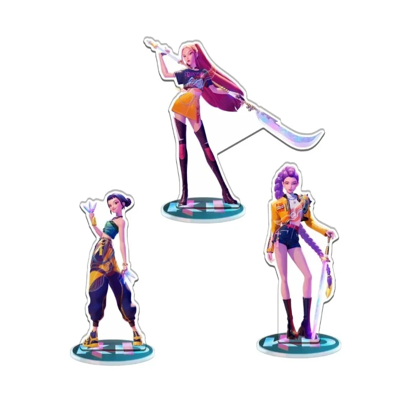 Korean Wave Demon Hunter Anime Acrylic Stand Children's Fashion Bedroom Model Toy Home Decor Children's Gift Marcus Rumi 2025