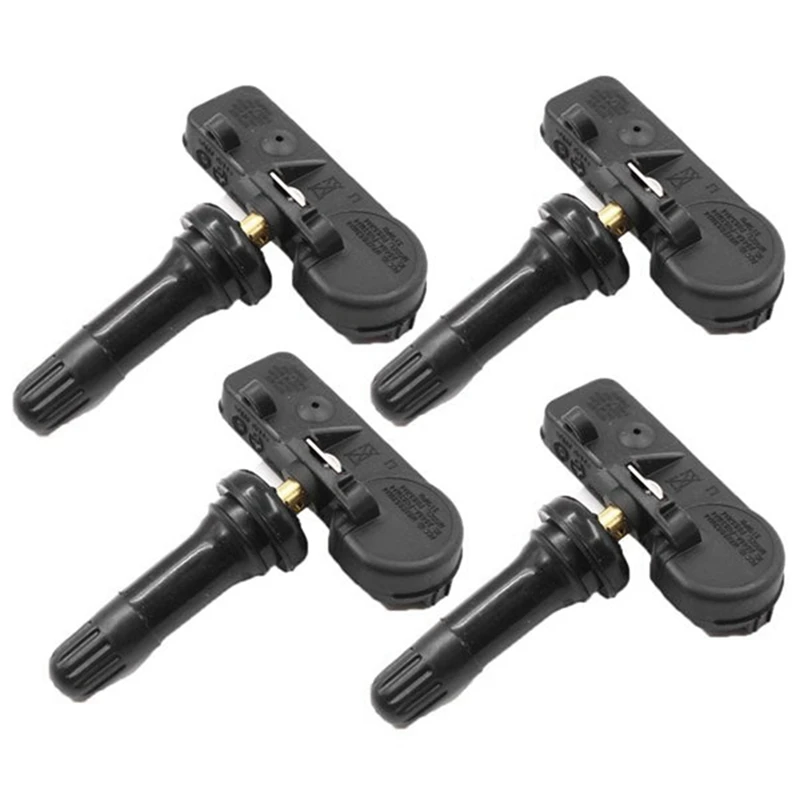 4 Piece Tire Pressure Sensor Tire Pressure Monitor Sensor Black Plastic For Chrysler Dodge Jeep 56029479AB