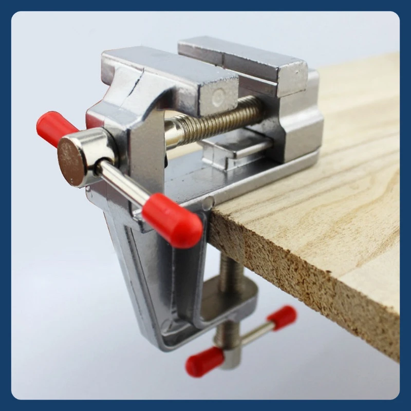 مجوهرات صغيرة هواية المشبك على الطاولة كماشة مسطحة أداة نائب منجلة متعددة الوظائف 3.5 بوصة الألومنيوم مصغرة