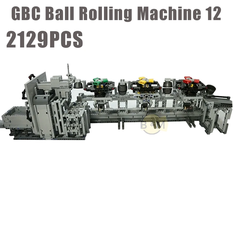 2021 NEW GBC Ball Rolling Machine 12 model buiding kit block self-locking bricks children's toys birthday Christmas gifts