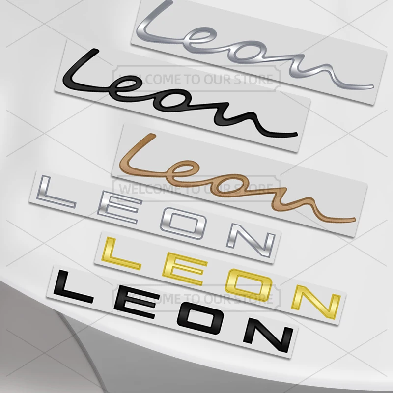 Автомобильный 3D металлический для Leon 5F MK3 MK4 FR Line, новые и старые стили, эмблема на кузов, наклейки, авто наклейка на хвост, декоративные аксессуары