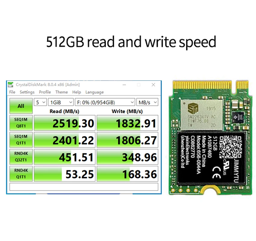 SSD M2 2230 1 TB For Laptop Microsoft Surface Laptop 3 /4 / 5 