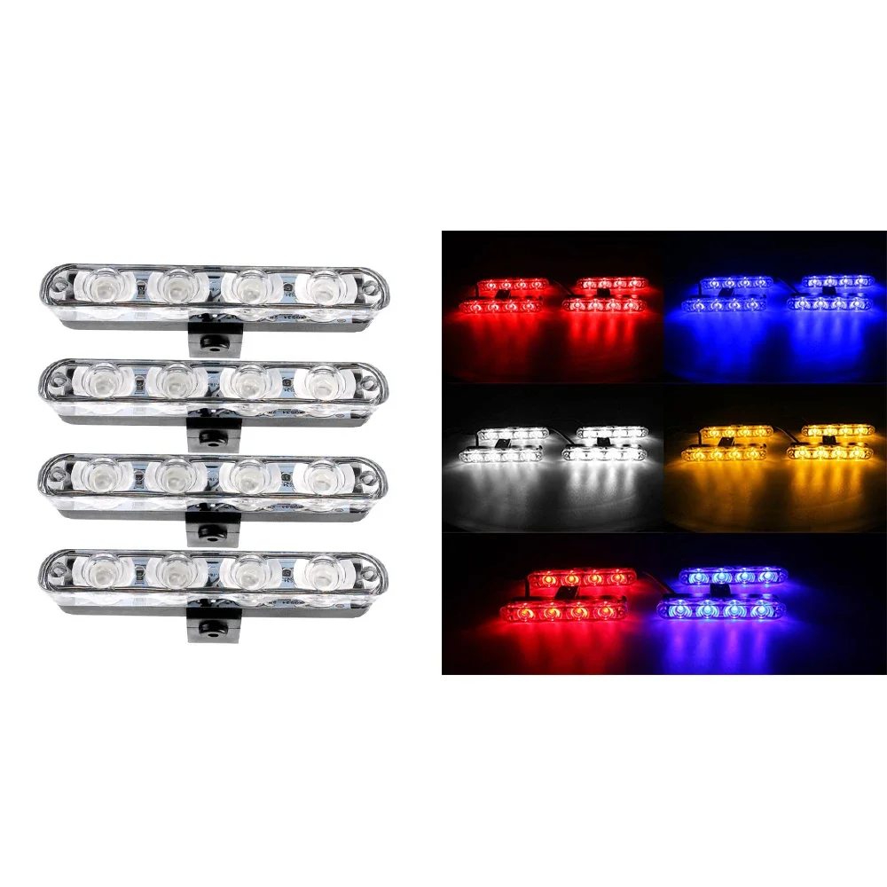 

Автомобильная передняя решетка, стробоскопы, светодиодная вспышка, предупреждающая аварийная лампа 12 В с беспроводным пультом дистанционного управления для грузовика, фургона, внедорожника, мотоцикла