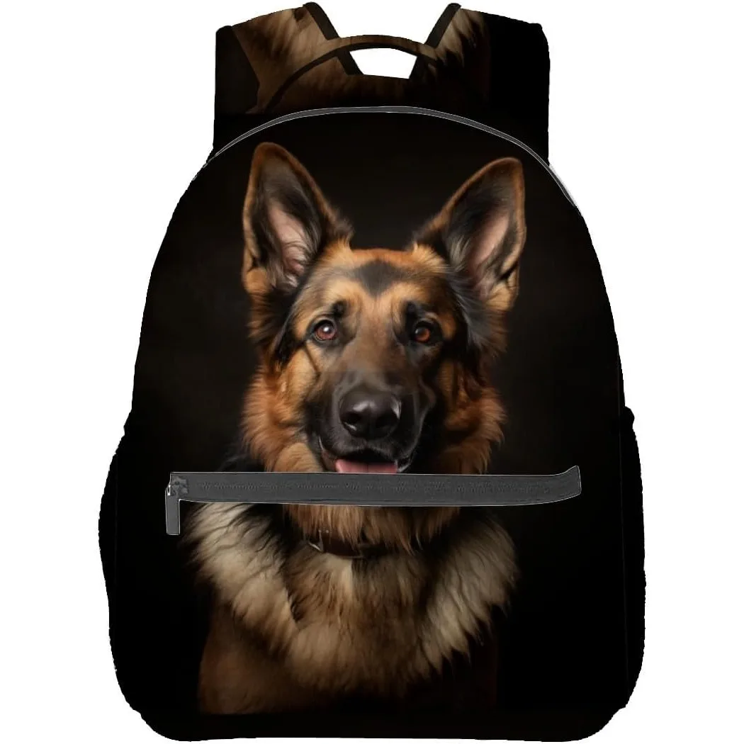

German Shepherd Backpack Travel Backpacks Laptop Rucksack Animal Dog Back Pack Accessories Bags Ideal Gifts for Work
