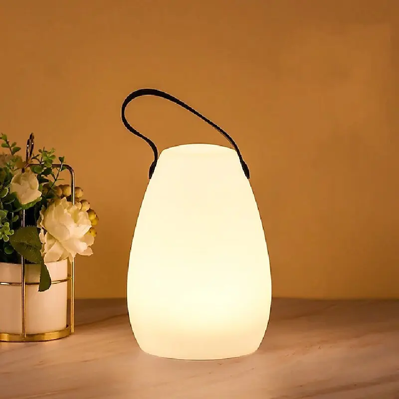 الإبداعية LED التحكم عن بعد المحمولة لمبة مكتب غرفة نوم السرير في الهواء الطلق غرفة الطعام شرفة الديكور جو الإضاءة الليلية