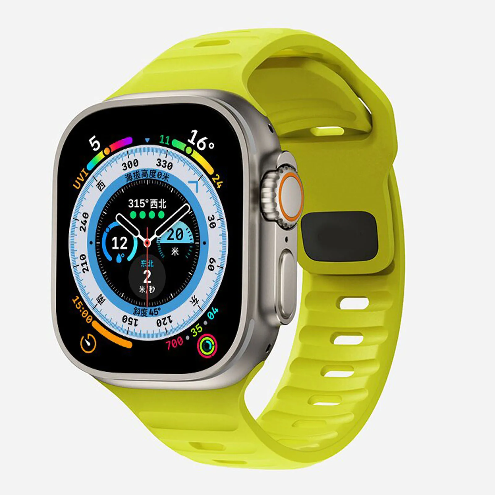 Silikon armband für Apple Watch Ultra 2 Band 44mm 49mm 45mm 42mm 40mm 41mm 38mm Sport Correa Armband iwatch Serie 7 6 3 se 8 9