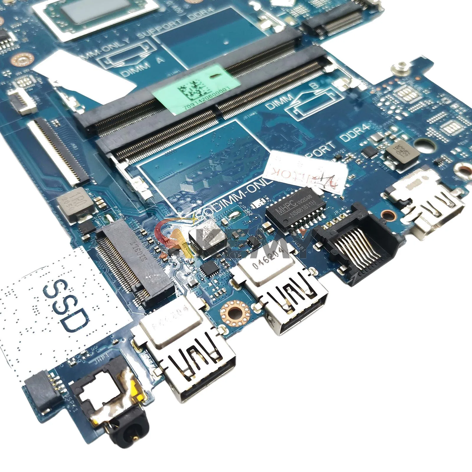 LA-K001P dengan Motherboard Laptop CPU R5 R7 untuk Mainboard Notebook Dell Inspiron 3505 0GWD64 0P92W5 05HPX6 100% Diuji OK