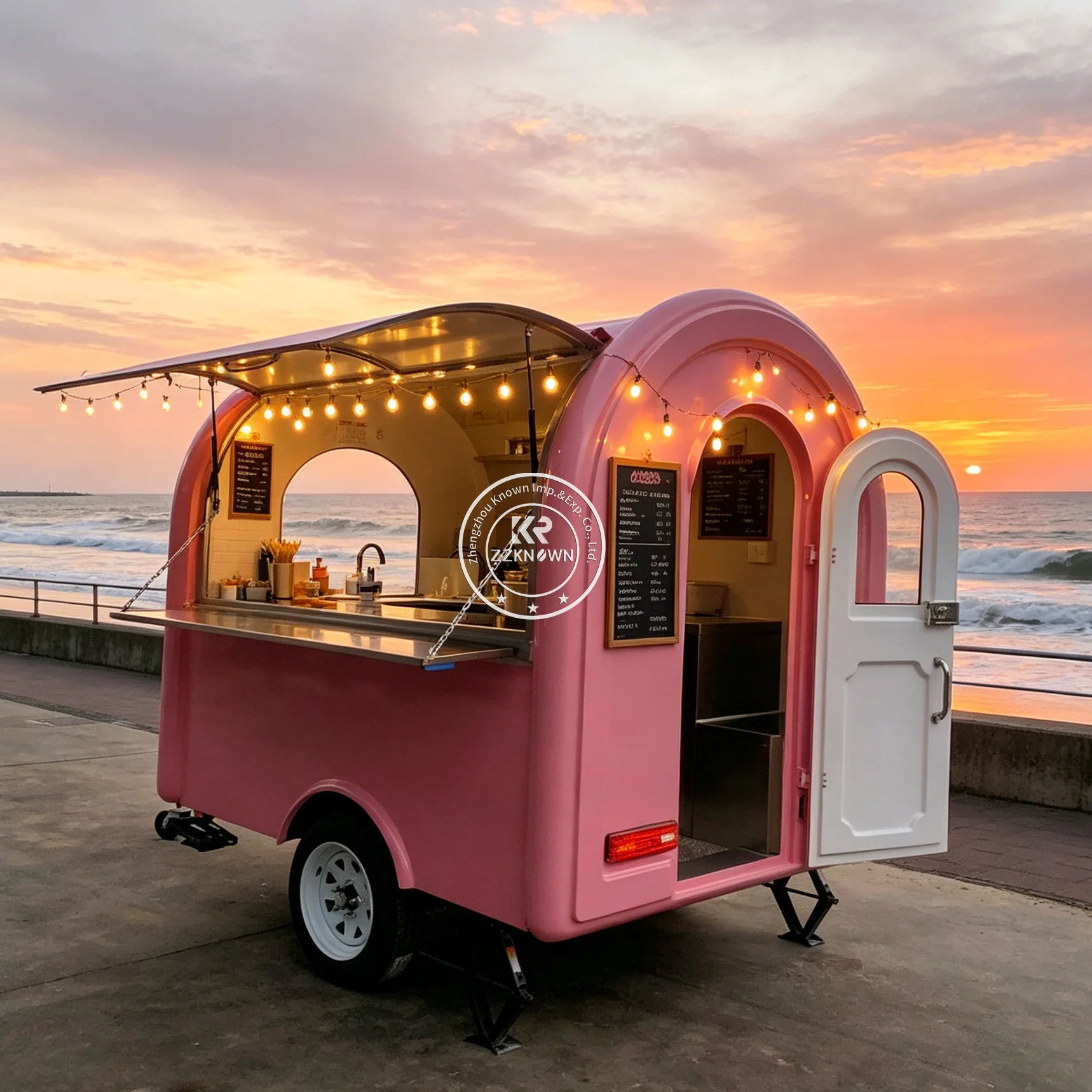 

Street Mobile Food Trailer Hot Dog Coffee Snow Cone Cart Street Vending Truck Coffee Food Truck With Full Kitchen