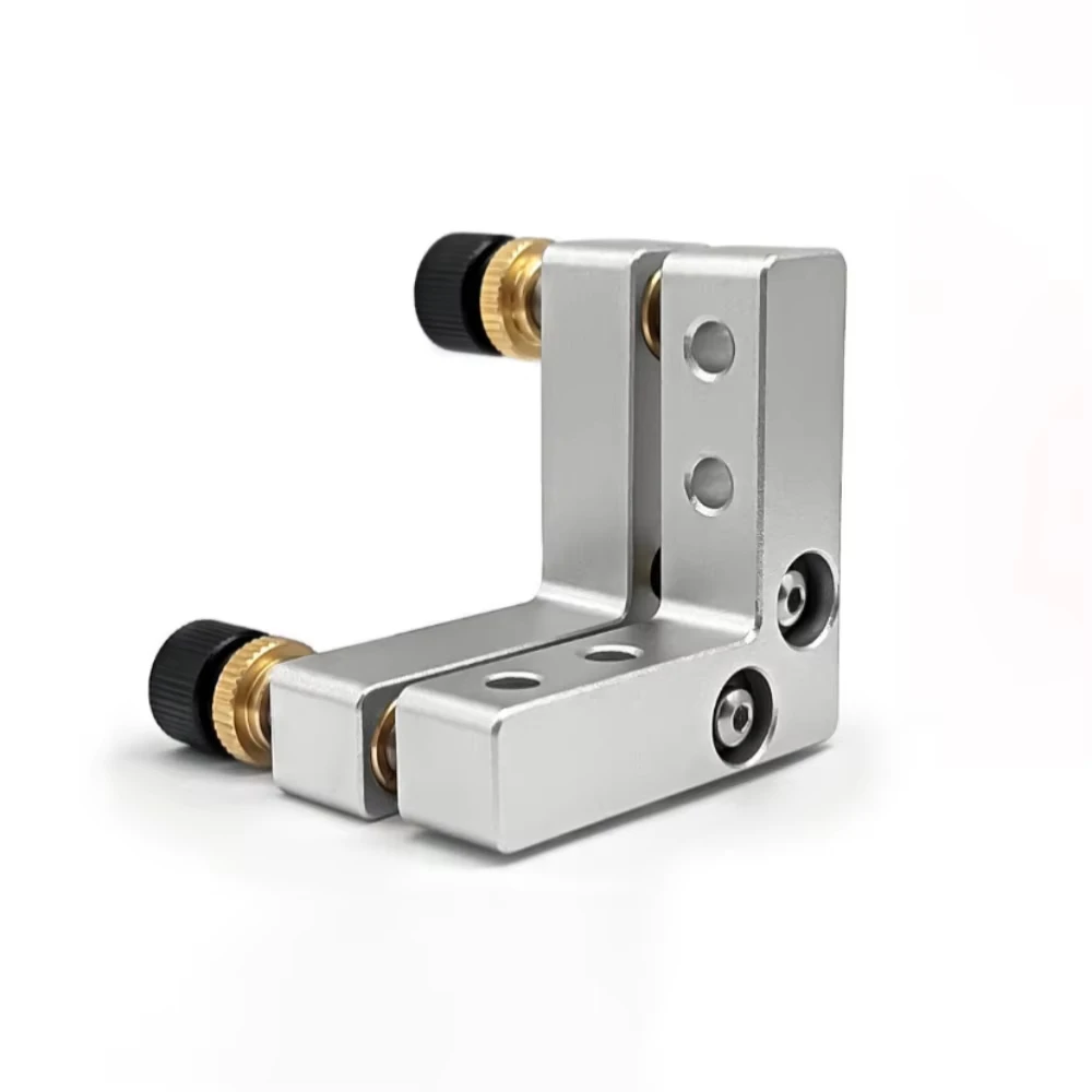 L-Shaped 2‑Axis Manual Adjustment Mount – Fine Resolution 0.003mm, for Optical Optoelectronic & Laser Device Alignment