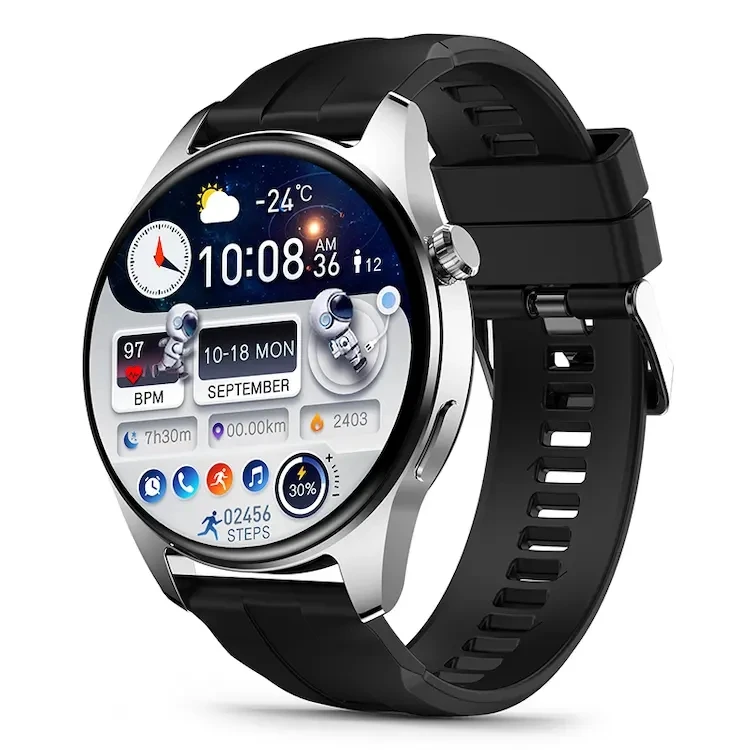 2023 Newest 1.43inch Large Screen HK4 HERO Smart Watch Intelligent BT Call Heat Watch
