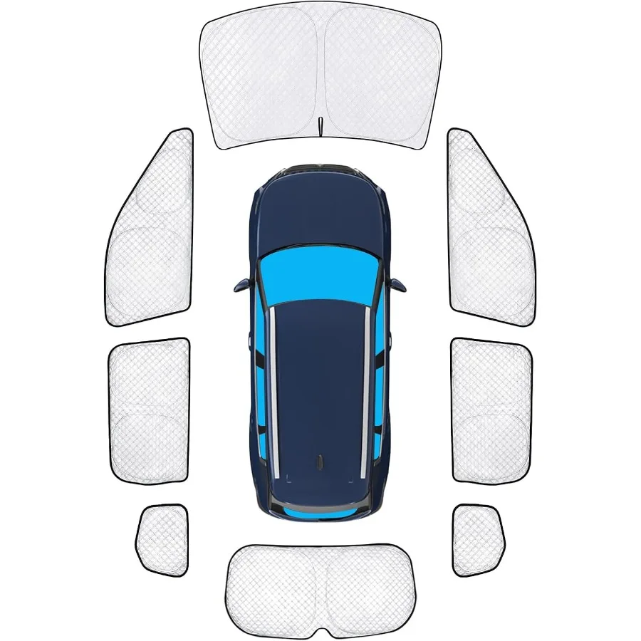 

8 шт., солнцезащитные козырьки на все окна для Mitsubishi Outlander Not Sport 20222025, аксессуары, защитные чехлы на окна автомобиля, солнцезащитный козырек для ветра