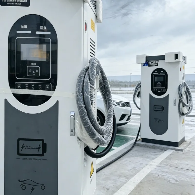 Customized Fleet EV Charger with App Control 30kW DC Floor Standing for Logistics Center Type 2