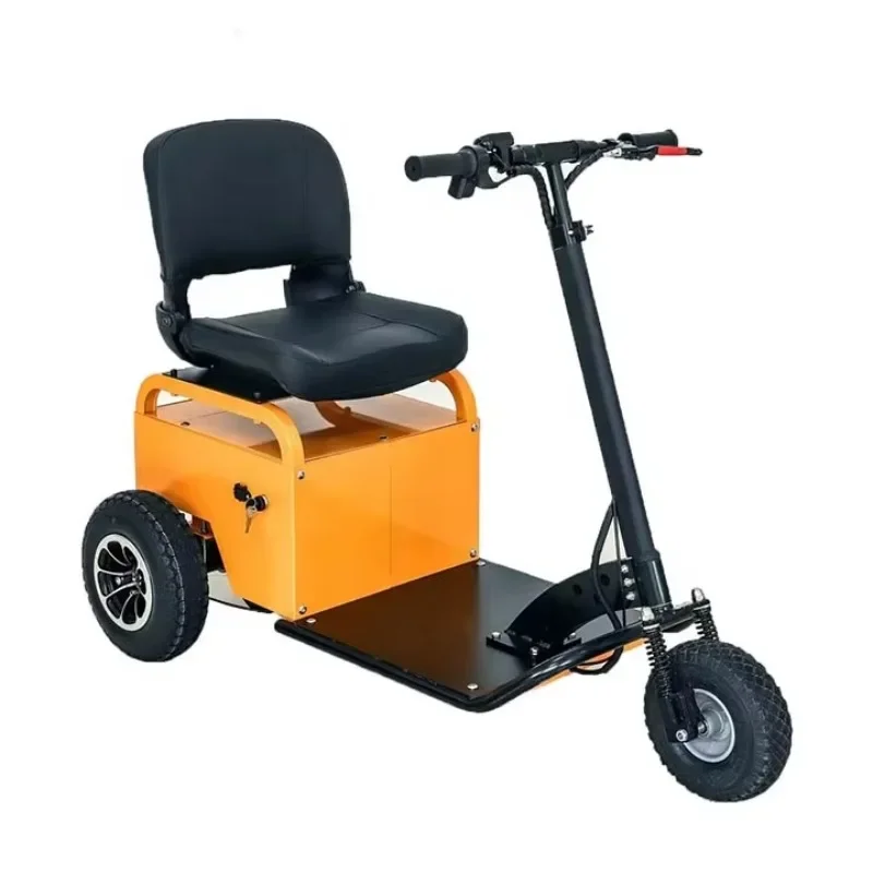 Electric Tractor Power Tractor Order Pickup Car Power Platform Trolley Sitting Position