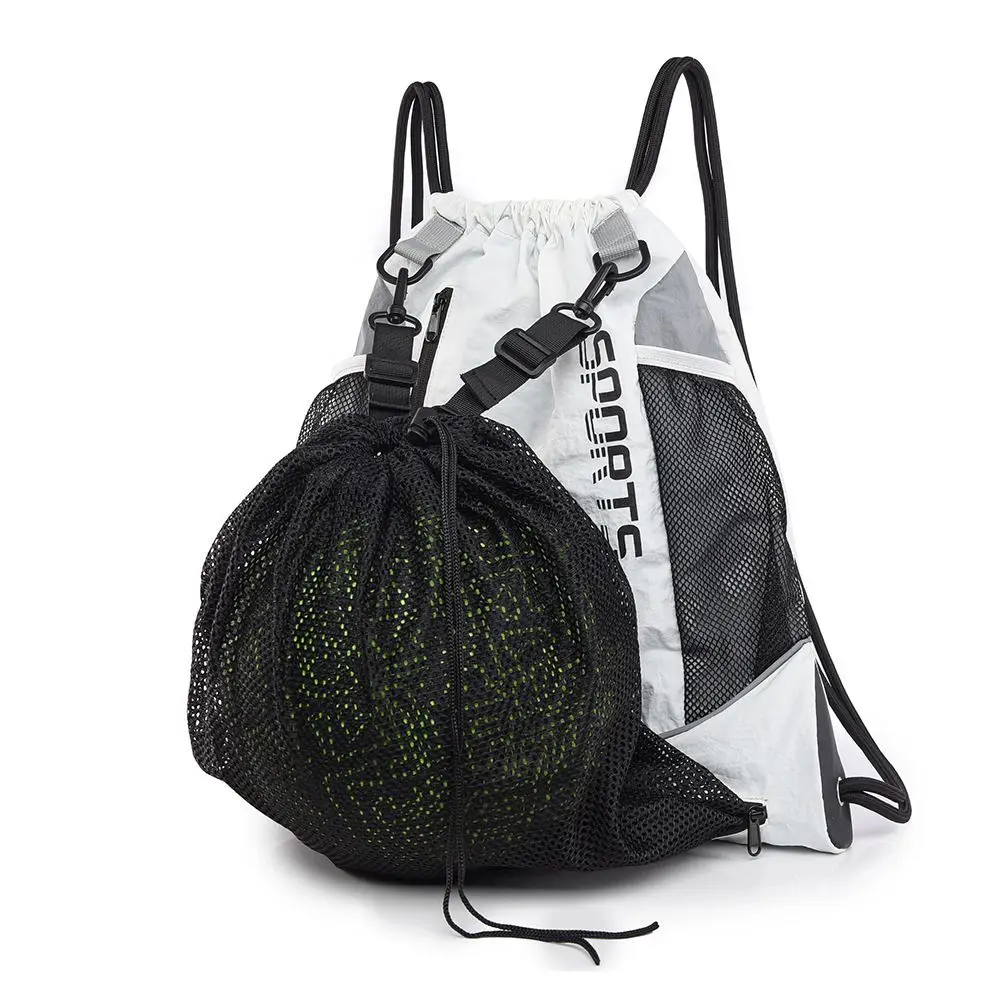 

New Large Capacity Nylon Bundle Backpack, Basketball Football Multifunctional Sports Ball Bags