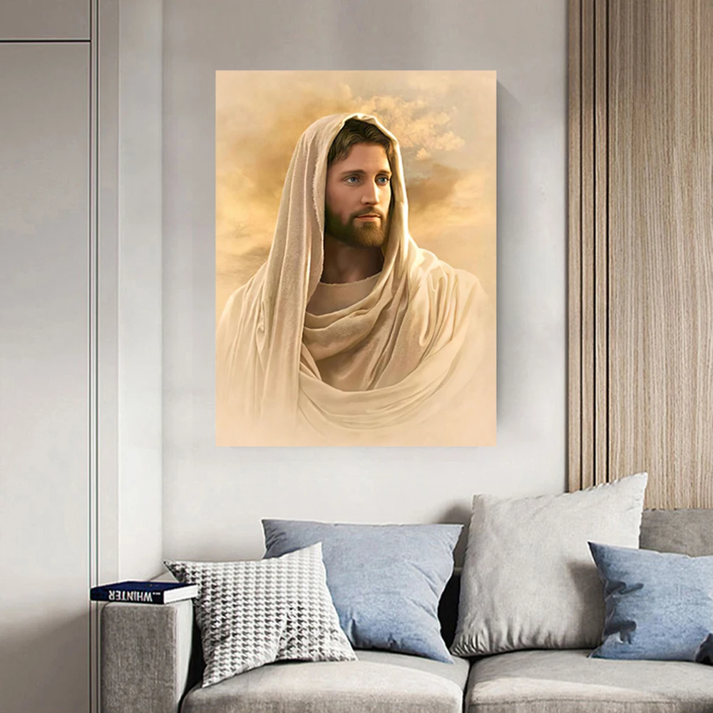 

Jesus Poster Printing Religious Beliefs Canvas Prints Wall Art Pictures for Office Bedroom Living Room Home Decoration Gifts