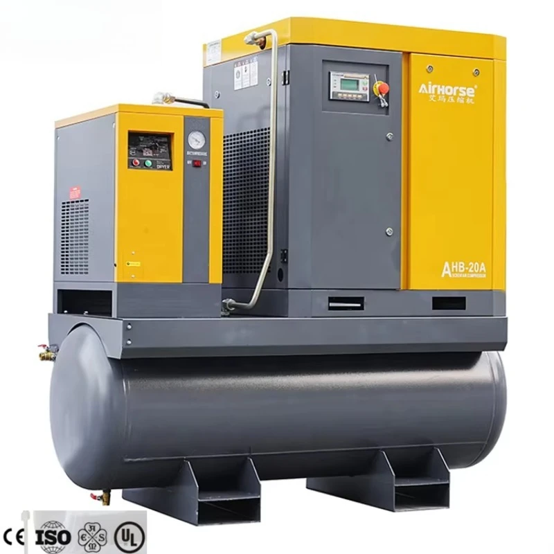 IP54モーター 20HP 15kw 組み合わせ型 20バール 産業用コンプレッサー機 オールインワン スクリューエアコンプレッサー レーザー切断機用