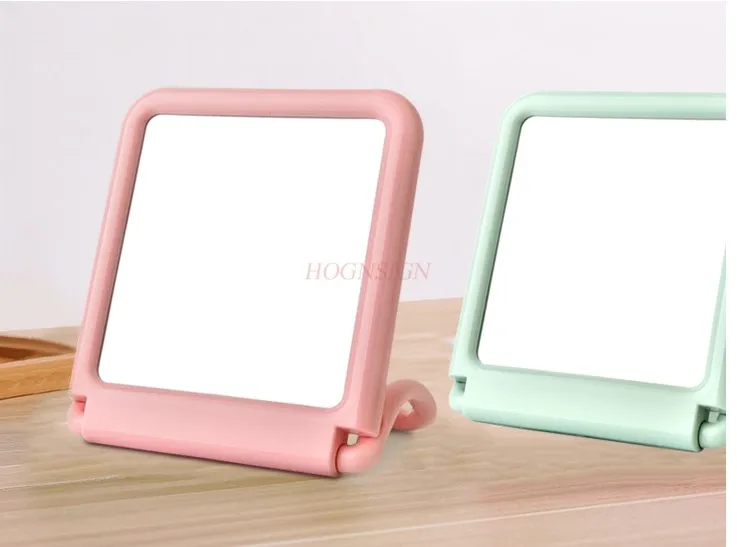 Desktop-Schminkspiegel, Desktop-Schminkspiegel, rechteckiger kleiner Spiegel, Hängespiegel, Badezimmerspiegel