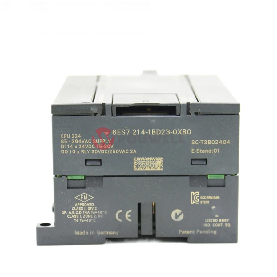 Original 6ES7214-1BD23-0XB0 PLC  S7 200 CPU224 1 Year Warranty Industrial Automation Price